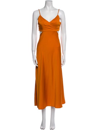 A.L.C. V-Neck Long Dress