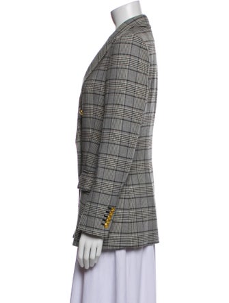 A.L.C. Plaid Print Blazer