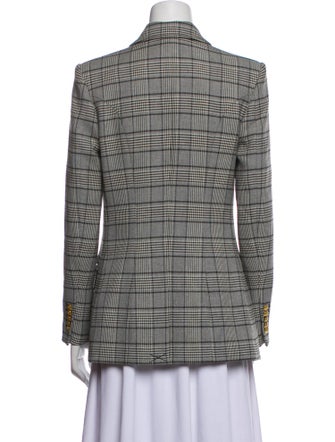 A.L.C. Plaid Print Blazer
