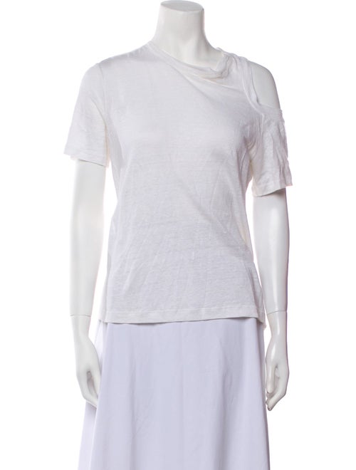 A.L.C. Linen Cowl Neck T-Shirt