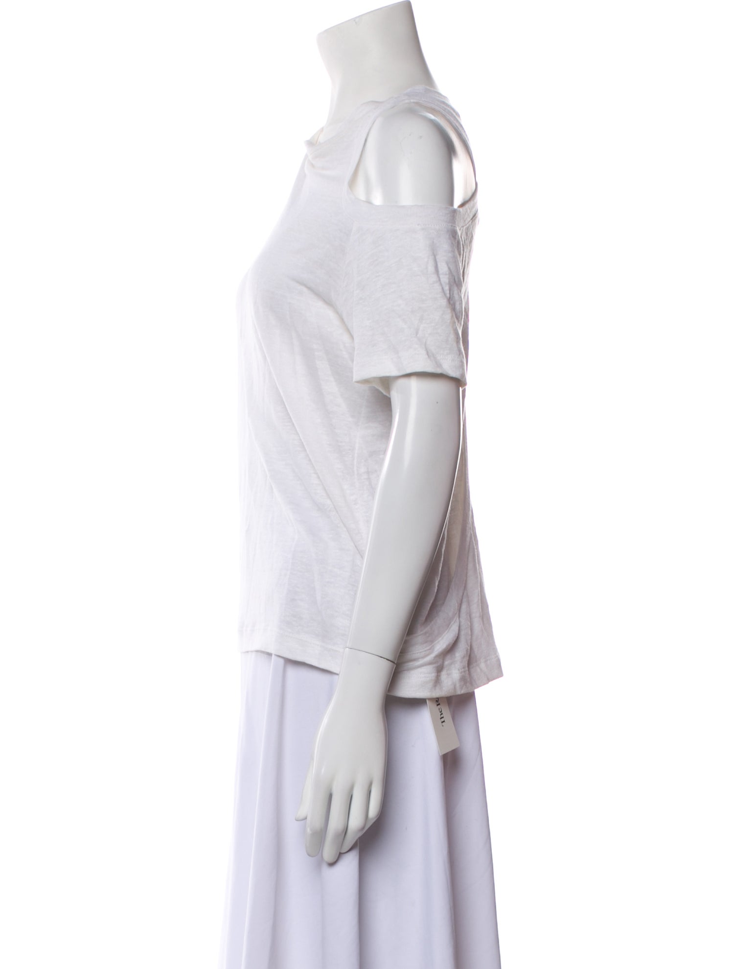 A.L.C. Linen Cowl Neck T-Shirt