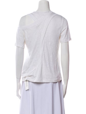 A.L.C. Linen Cowl Neck T-Shirt