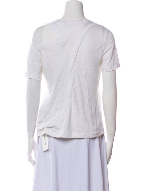 A.L.C. Linen Cowl Neck T-Shirt