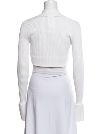 A.L.C. Long Sleeve Crop Top