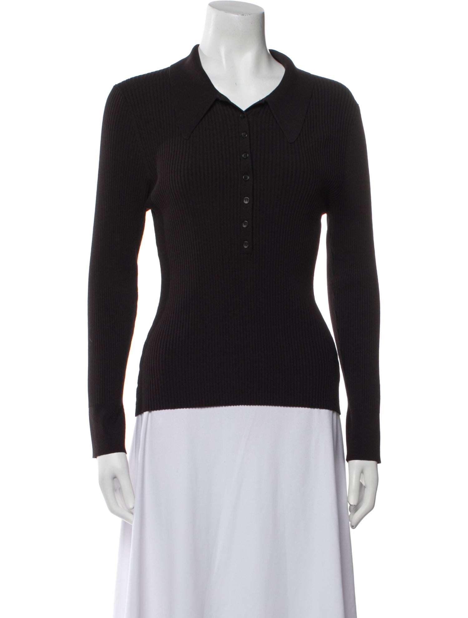 A.L.C. Long Sleeve Polo