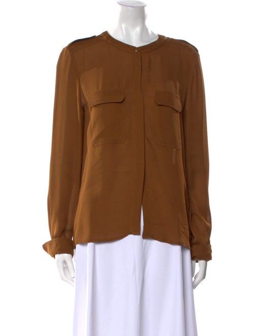 A.L.C. Silk Crew Neck Blouse