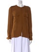 A.L.C. Silk Crew Neck Blouse