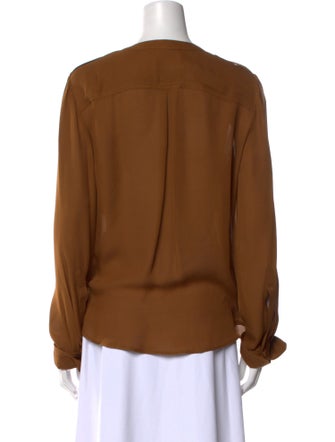 A.L.C. Silk Crew Neck Blouse