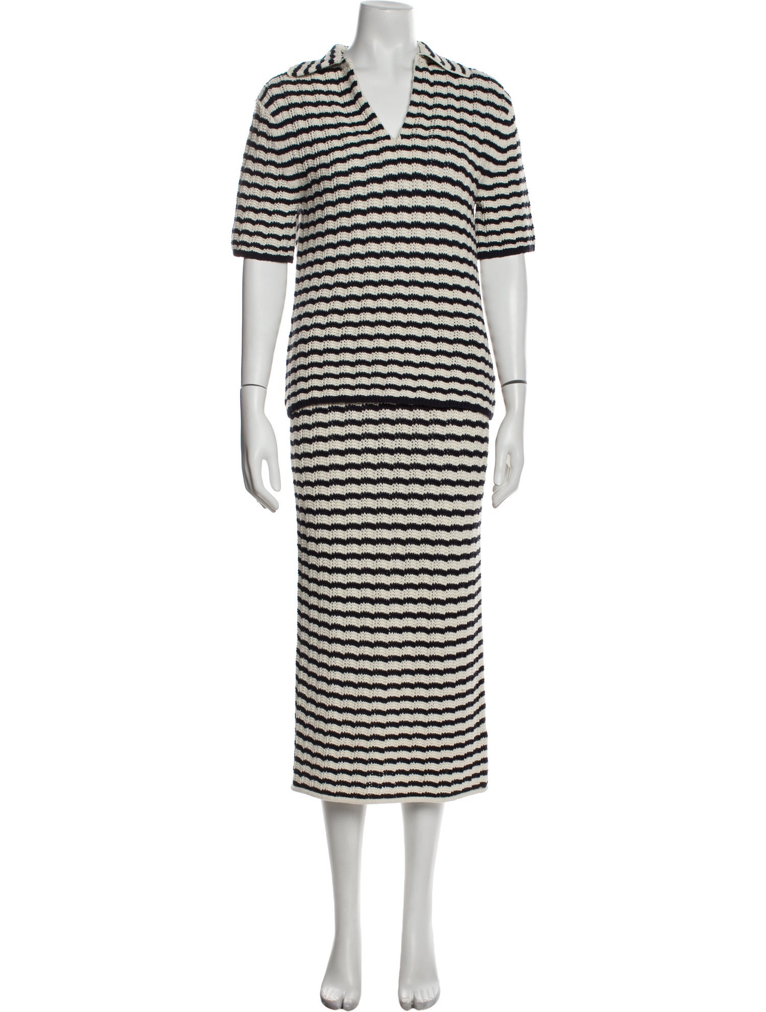 A.L.C. Striped Skirt Set