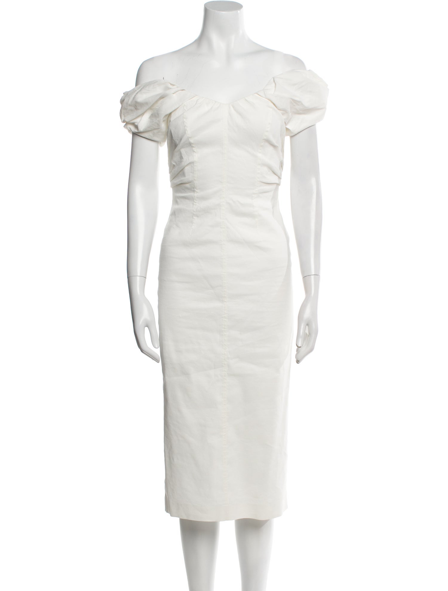 A.L.C. Linen Midi Length Dress