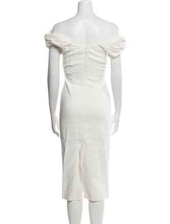 A.L.C. Linen Midi Length Dress