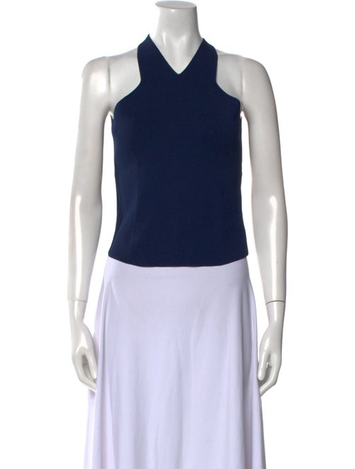 A.L.C. V-Neck Sleeveless Crop Top