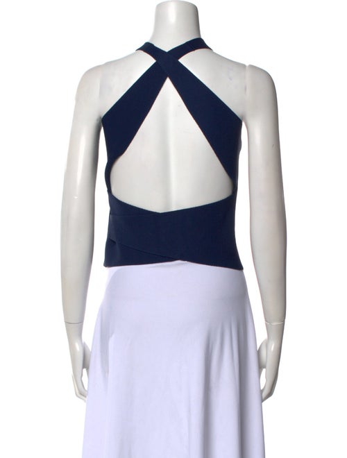 A.L.C. V-Neck Sleeveless Crop Top