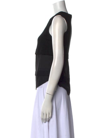 A.L.C. Silk Crew Neck Top