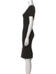 A.L.C. Square Neckline Knee-Length Dress