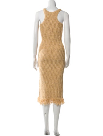 A.L.C. Scoop Neck Midi Length Dress