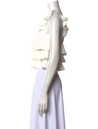 A.L.C. Square Neckline Sleeveless Crop Top