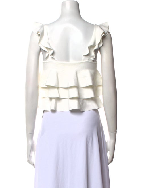 A.L.C. Square Neckline Sleeveless Crop Top