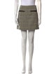 A.L.C. Plaid Print Mini Skirt