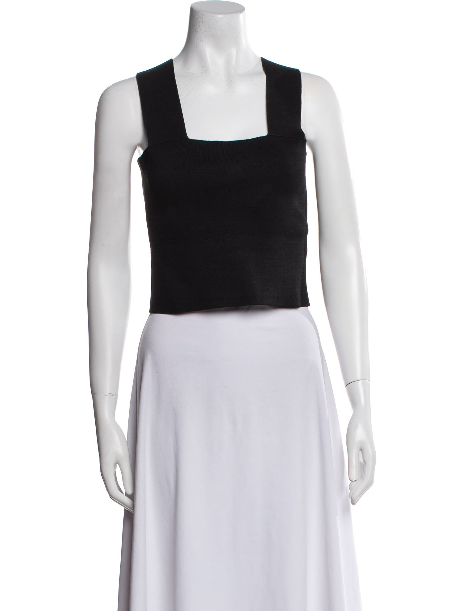 A.L.C. Square Neckline Sleeveless Crop Top