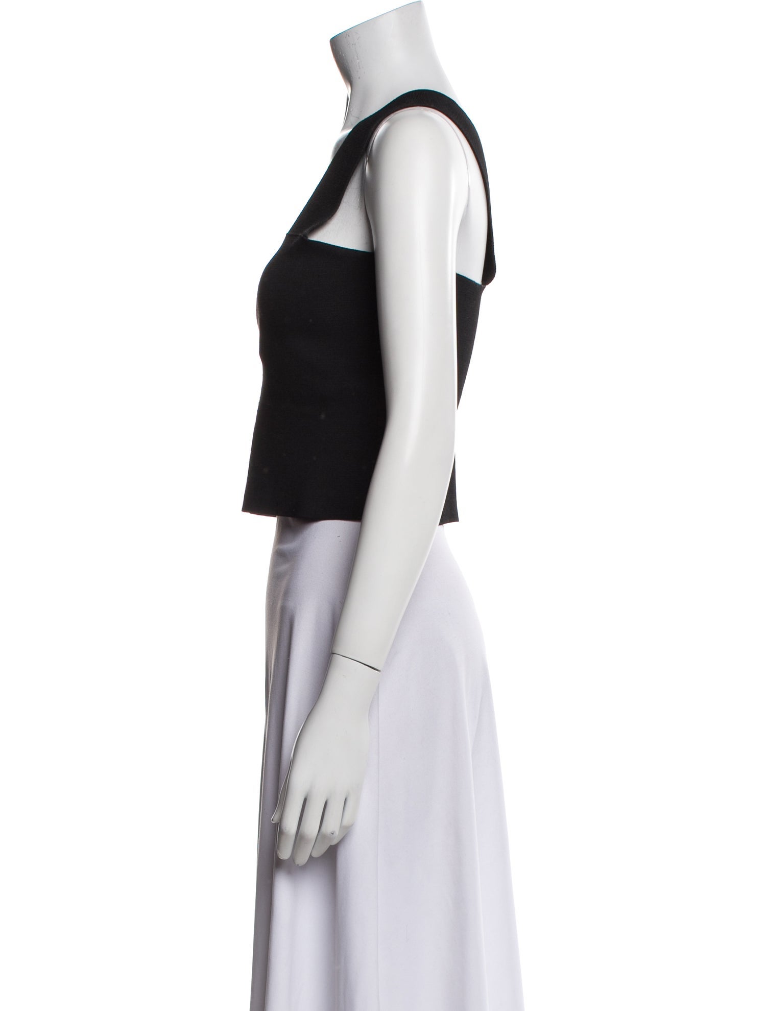 A.L.C. Square Neckline Sleeveless Crop Top