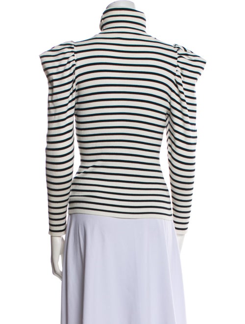 A.L.C. Striped Turtleneck Top