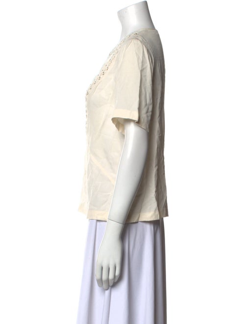 A.L.C. Silk V-Neck Blouse