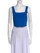 A.L.C. Square Neckline Sleeveless Crop Top