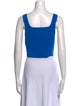 A.L.C. Square Neckline Sleeveless Crop Top