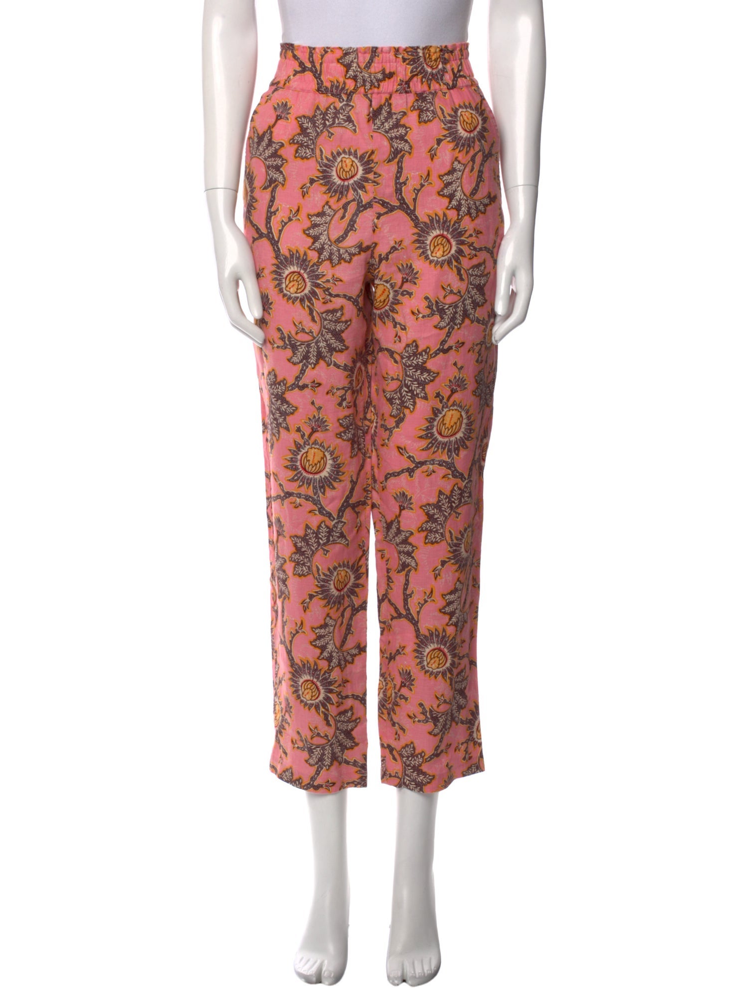 A.L.C. Linen Straight Leg Pants