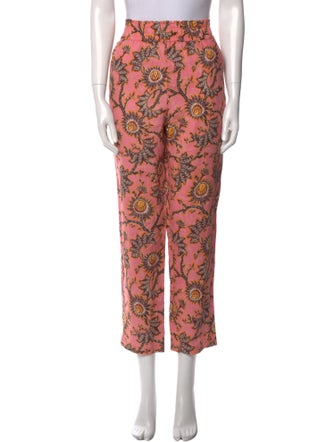 A.L.C. Linen Straight Leg Pants