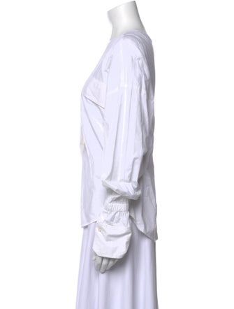 A.L.C. V-Neck Long Sleeve Blouse