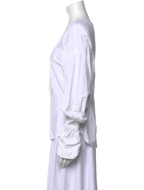 A.L.C. V-Neck Long Sleeve Blouse