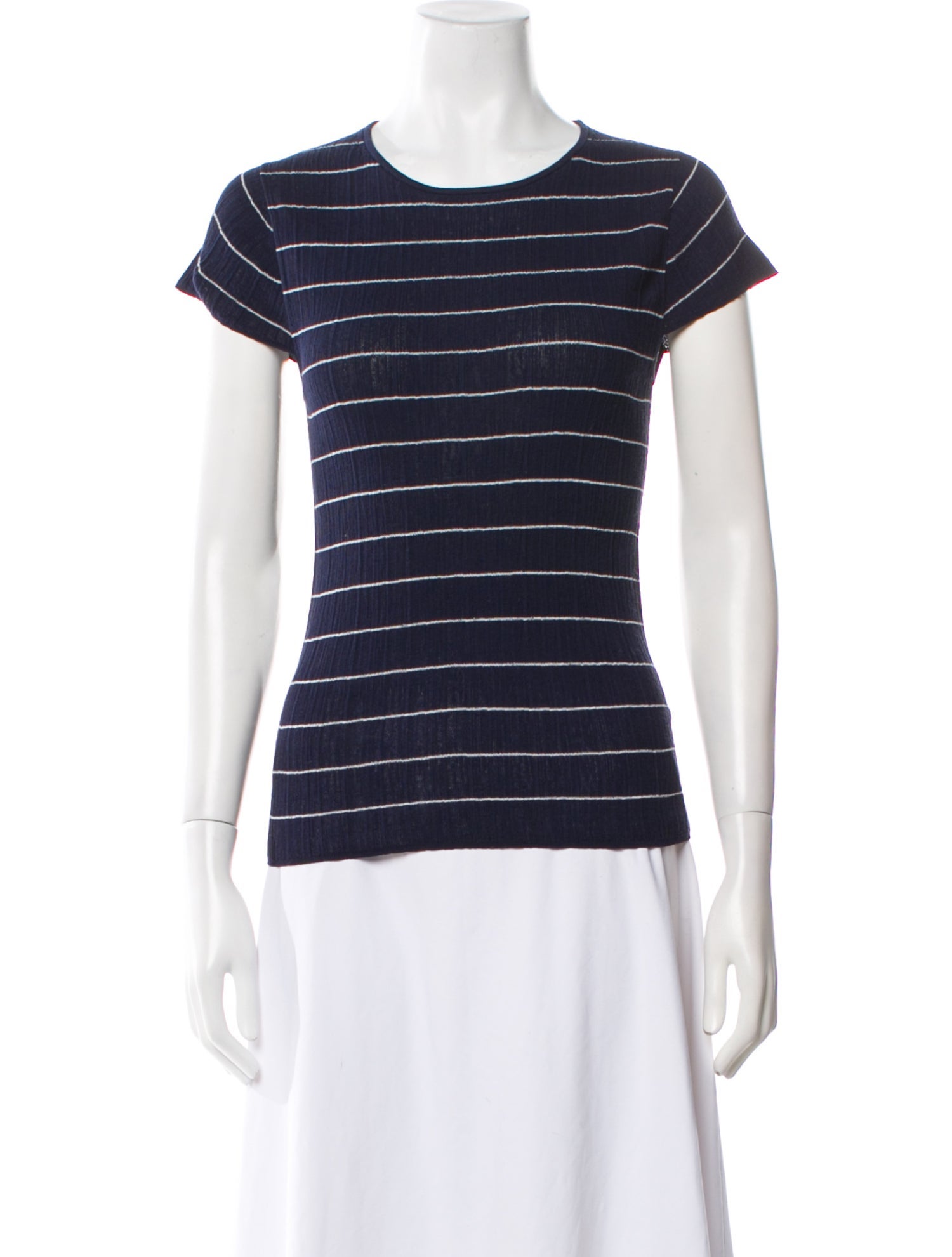 A.L.C. Striped Crew Neck T-Shirt
