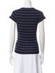 A.L.C. Striped Crew Neck T-Shirt