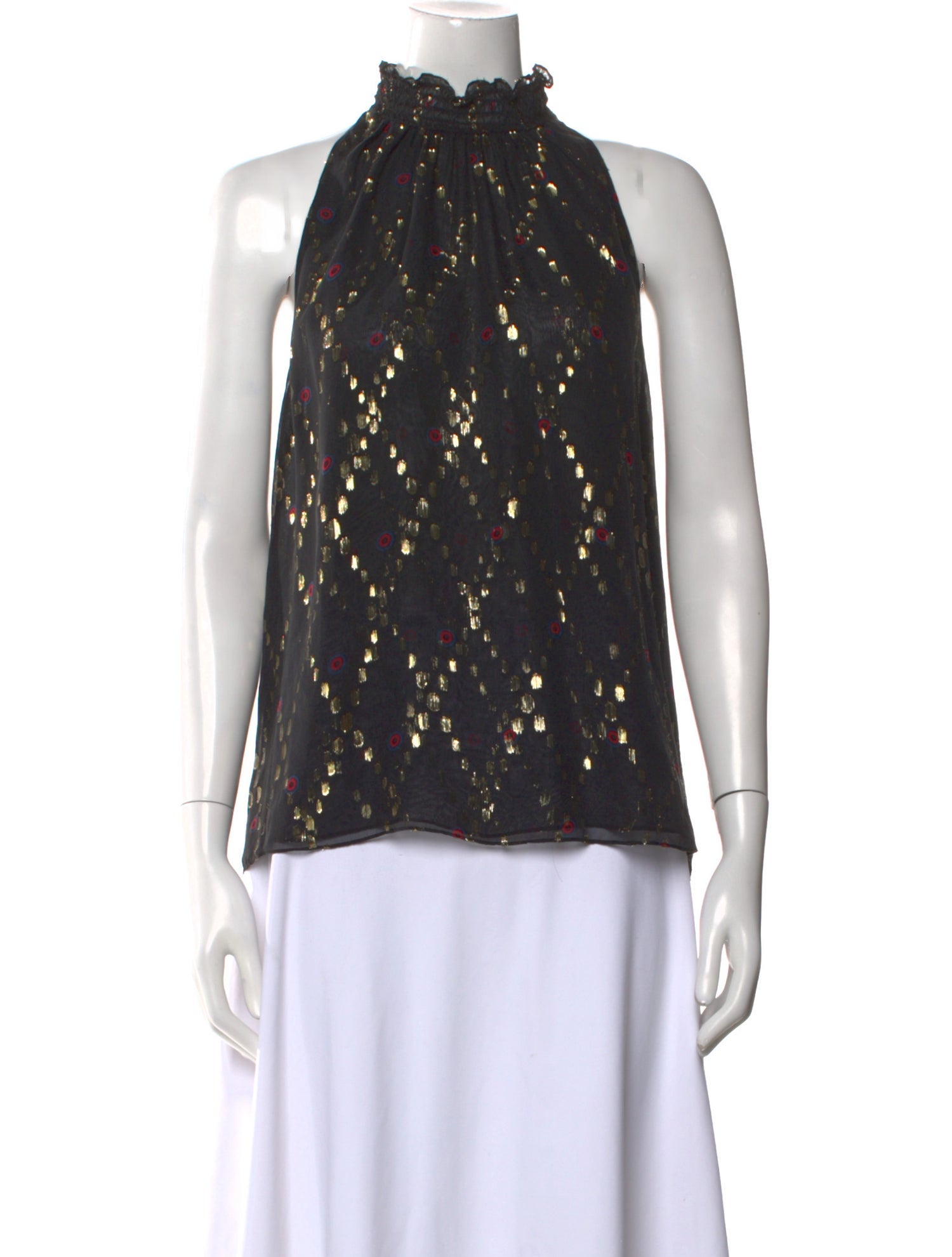 A.L.C. Silk Printed Blouse