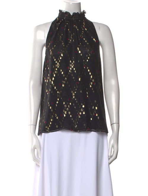 A.L.C. Silk Printed Blouse