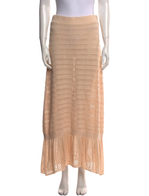 A.L.C. Crochet Trim Midi Length Skirt