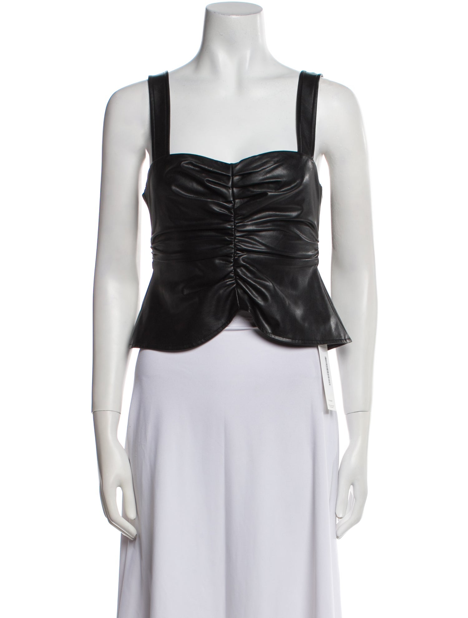 A.L.C. Square Neckline Sleeveless Crop Top
