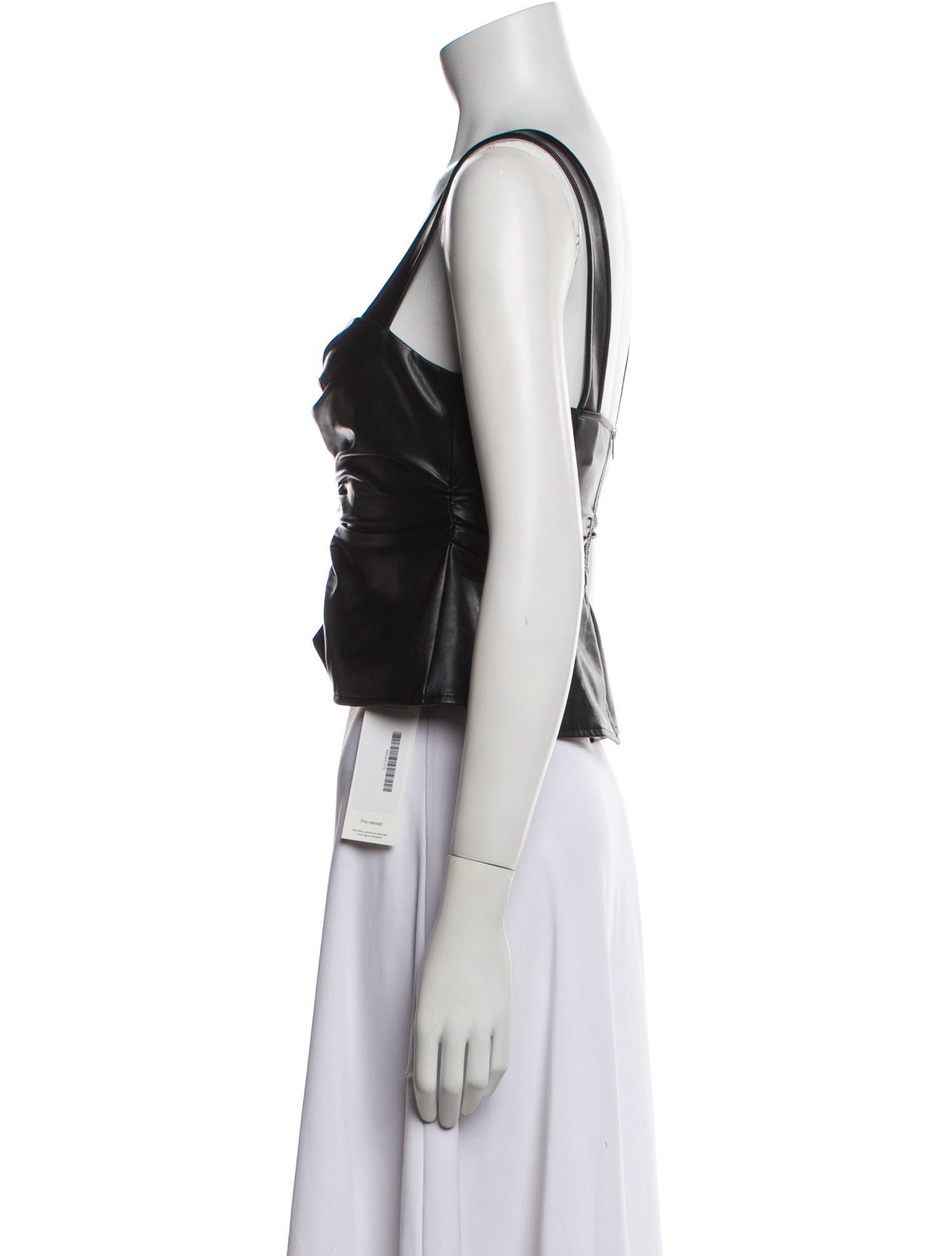 A.L.C. Square Neckline Sleeveless Crop Top