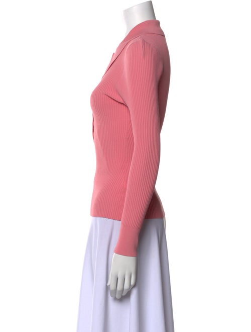 A.L.C. Mock Neck Long Sleeve Polo