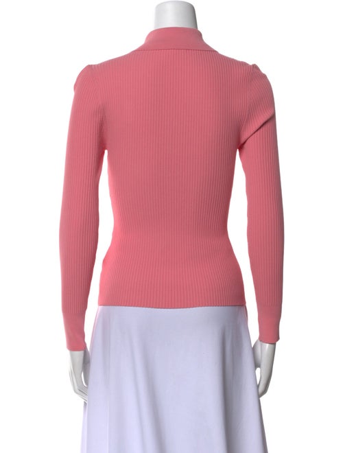 A.L.C. Mock Neck Long Sleeve Polo