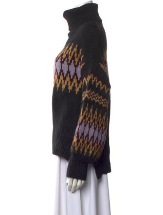 A.L.C. Printed Turtleneck Sweater