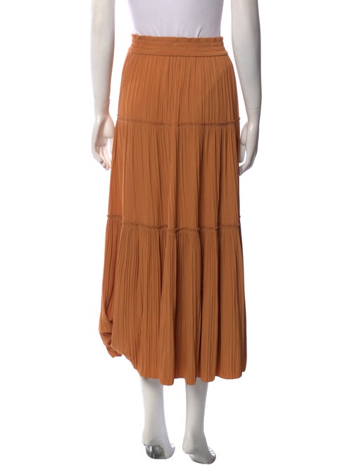 A.L.C. Pleated Accents Midi Length Skirt