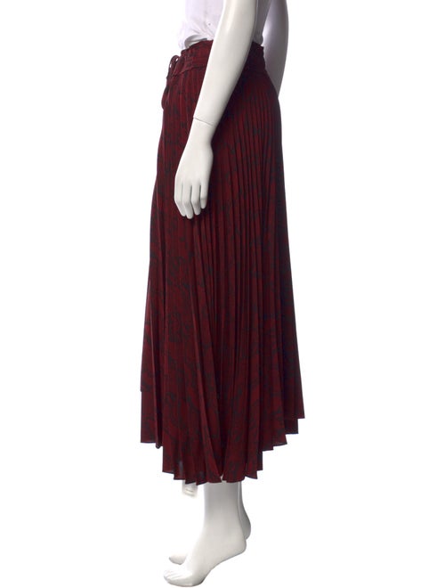 A.L.C. Pleated Accents Midi Length Skirt