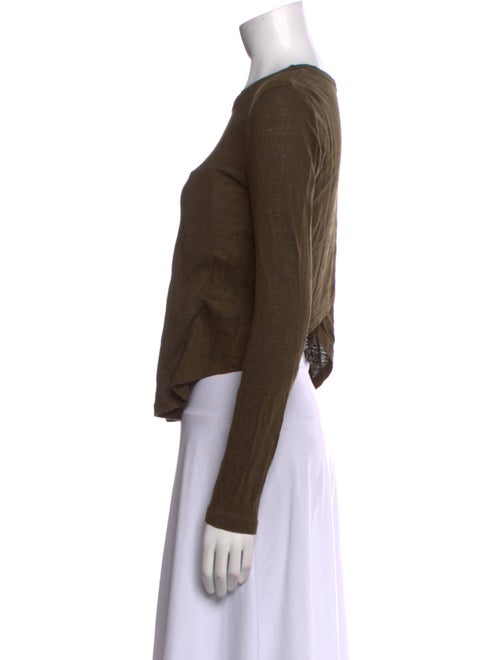 A.L.C. Linen Scoop Neck Top