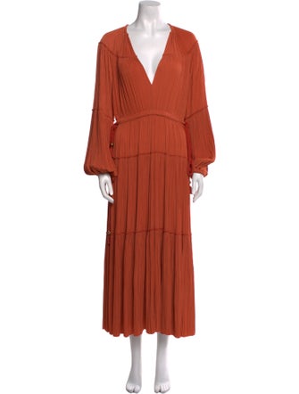 A.L.C. V-Neck Long Dress