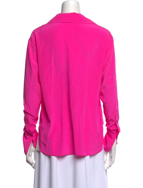 A.L.C. Silk Long Sleeve Blouse