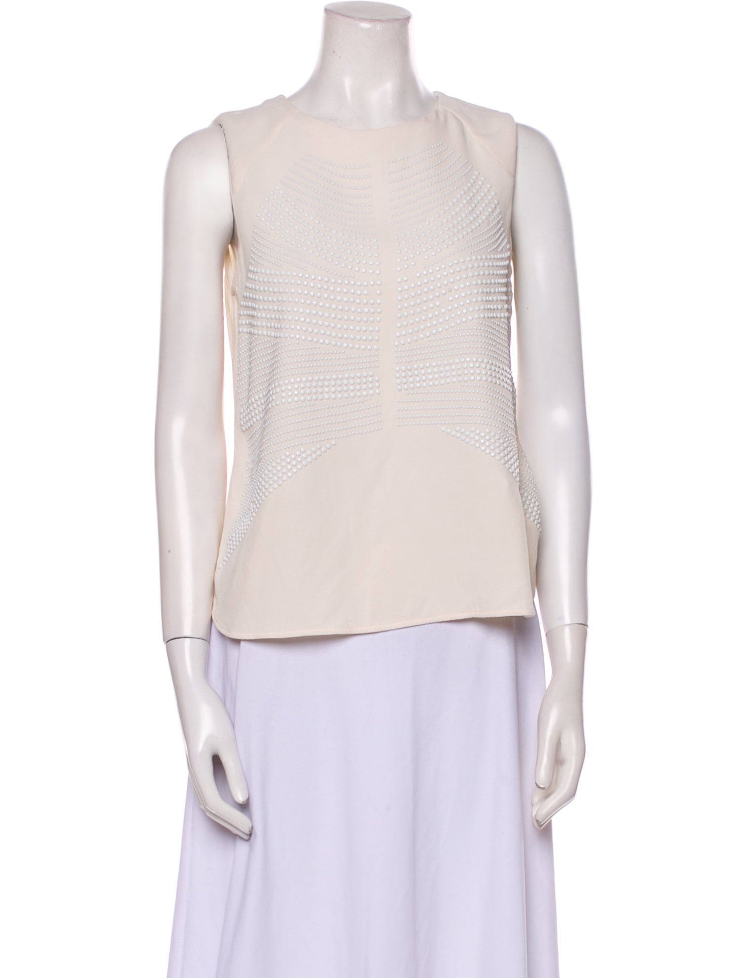 A.L.C. Silk Crew Neck Top