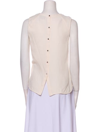 A.L.C. Silk Crew Neck Top